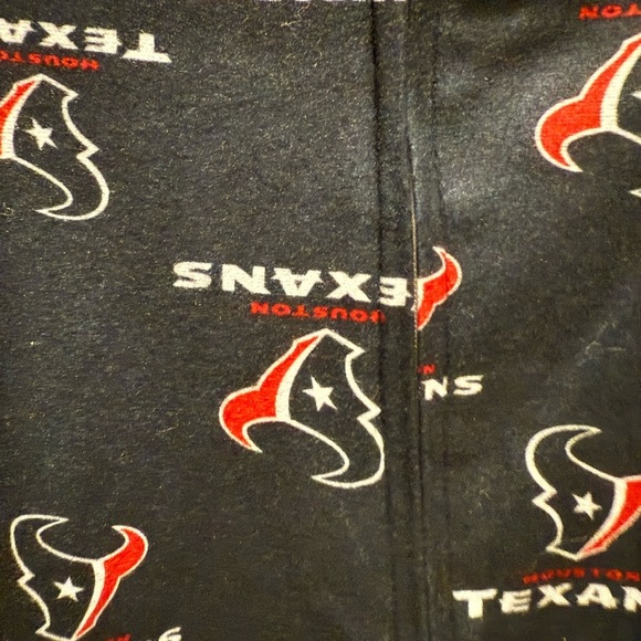 NFL Texans Baby One Piece Footie - Navy and Red Size 6-9 Months - Picture 4 of 4